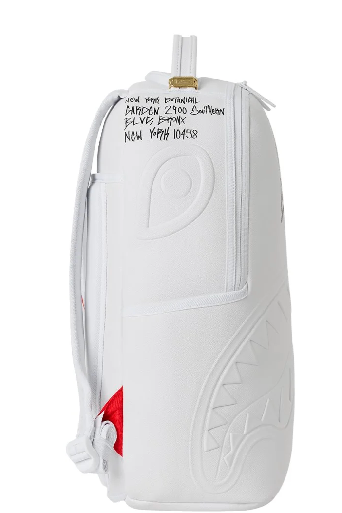 SGB9613 NYBG BRONX WHITE BACKPACK- SUPER LIMITED EDITON