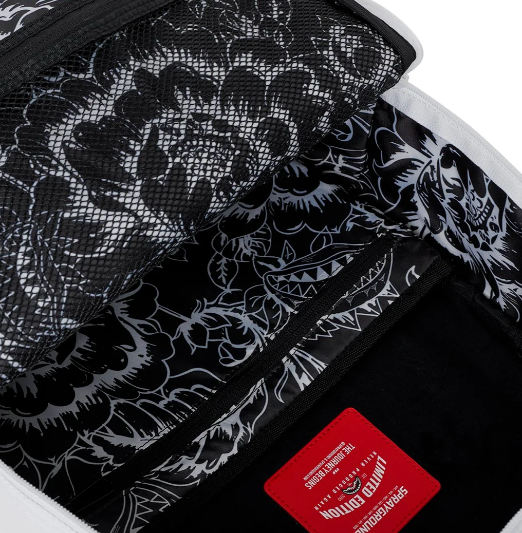 SGB9613 NYBG BRONX WHITE BACKPACK- SUPER LIMITED EDITON