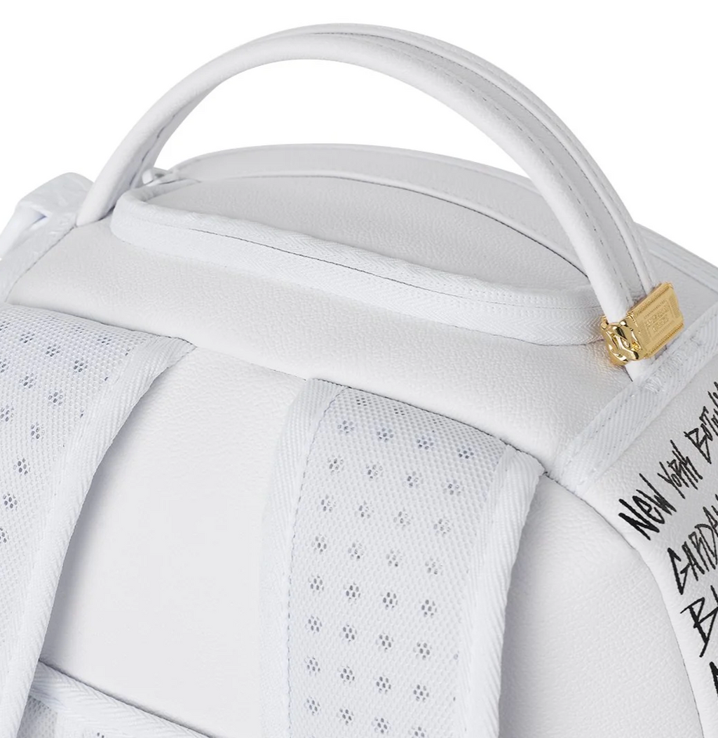 SGB9613 NYBG BRONX WHITE BACKPACK- SUPER LIMITED EDITON
