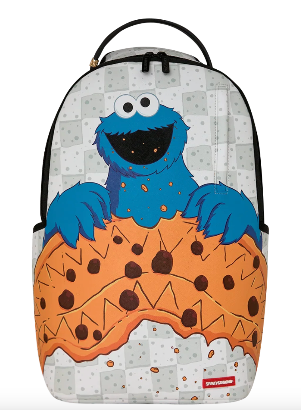 SPRAYGROUND SESAME STREET BIGGG COOKIE MONSTER BACKPACK SGB9124