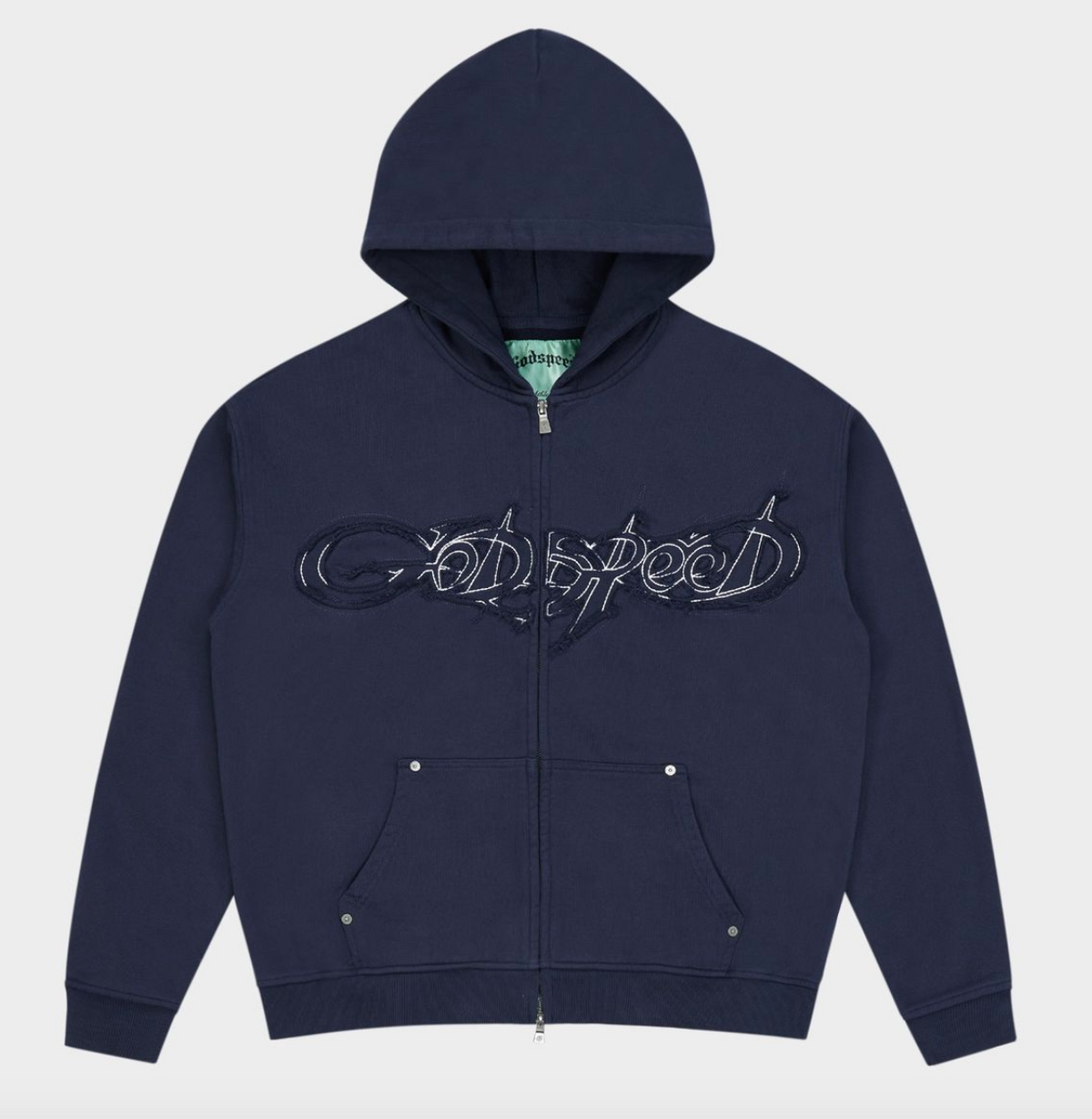 GODSPEED HOODIE RAW IMPORT NAVY