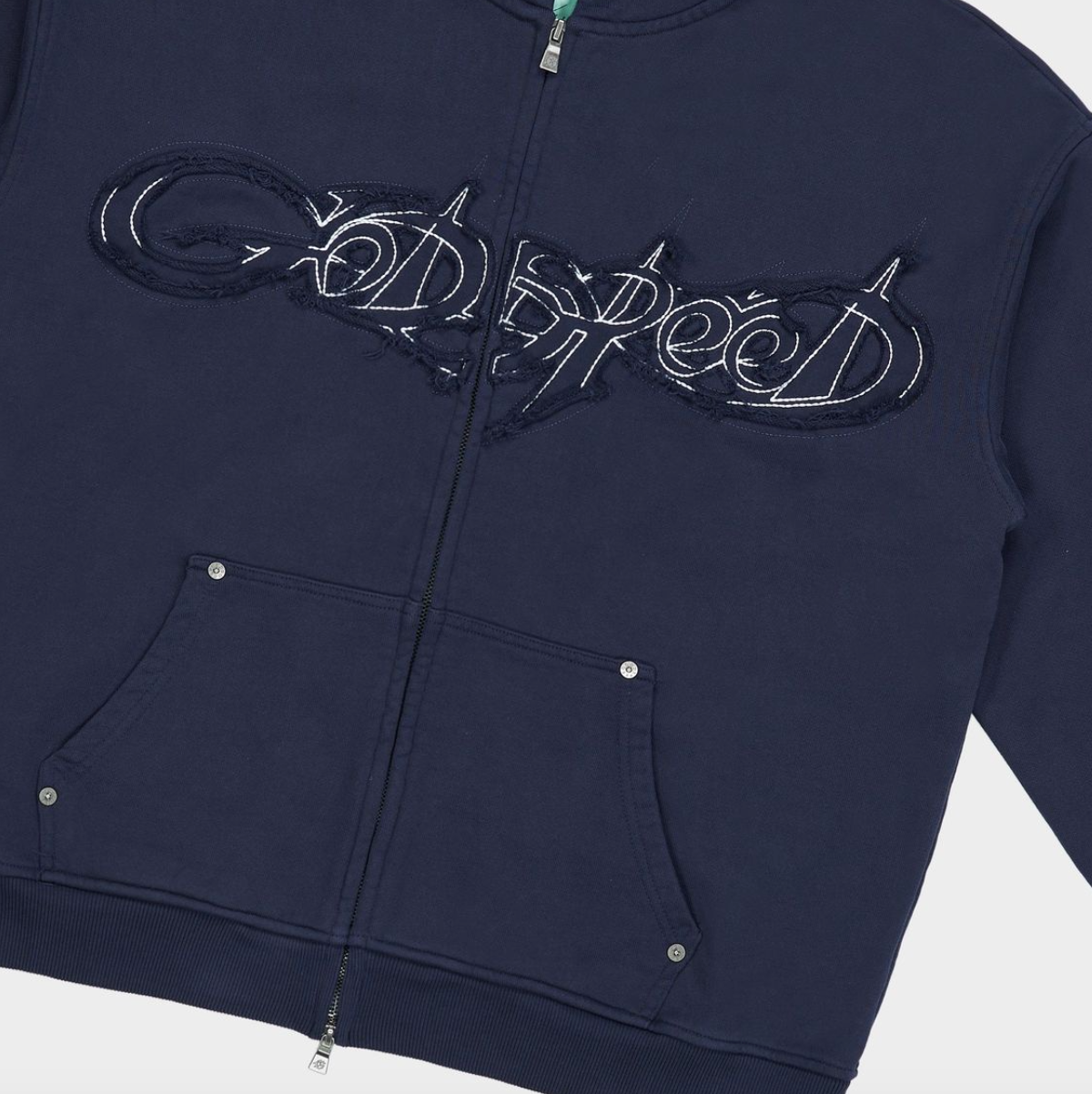 GODSPEED HOODIE RAW IMPORT NAVY