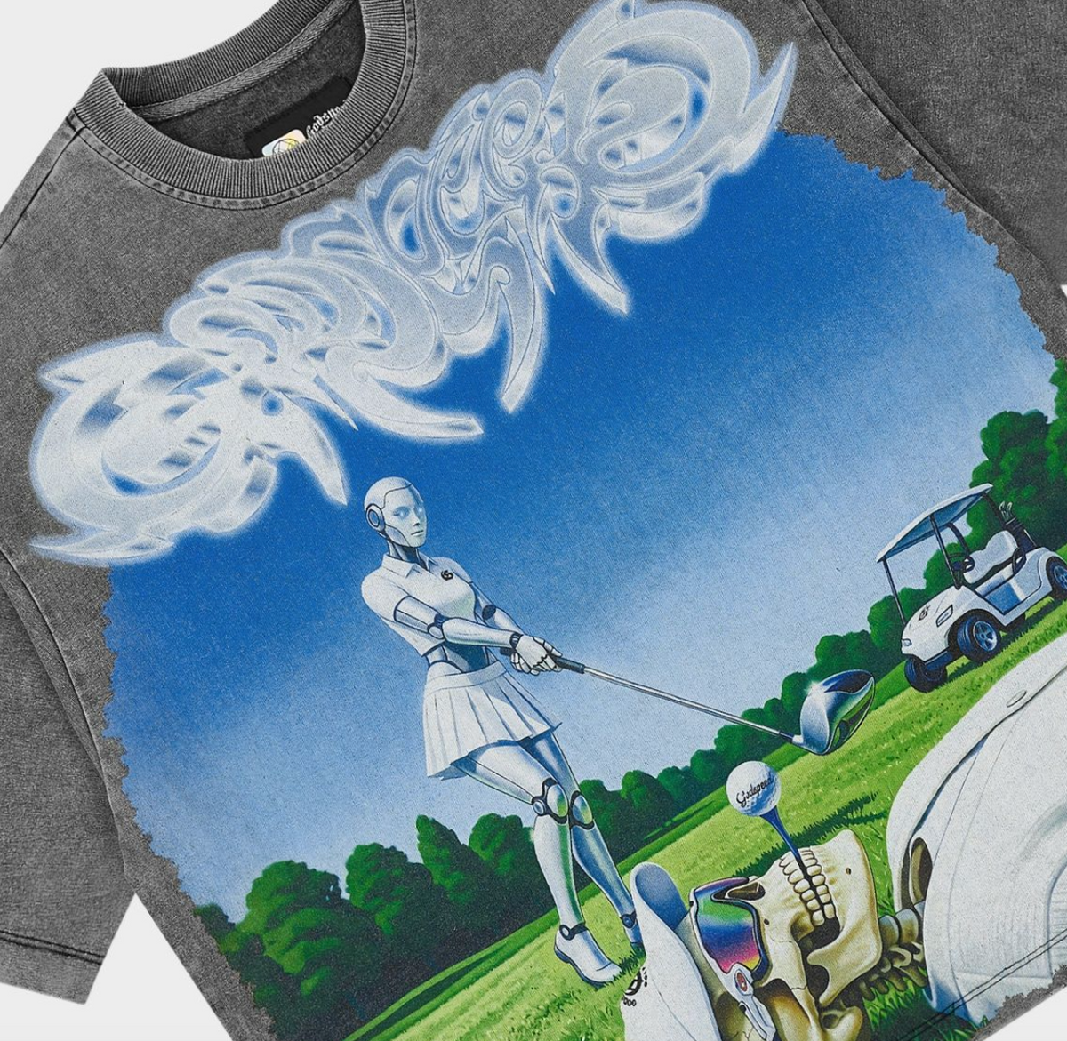 Godspeed Tee Up2Par Grey Wash