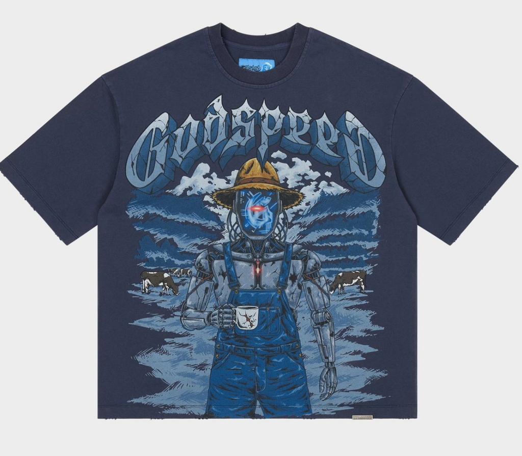 Godspeed Tee Aura Farm II NG T-shirt Navy