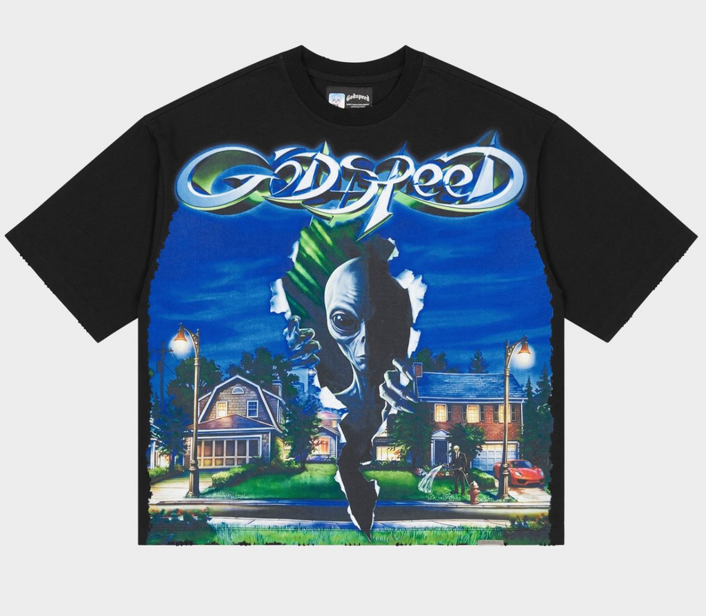 Godspeed Tee Neighborhood Watch Black