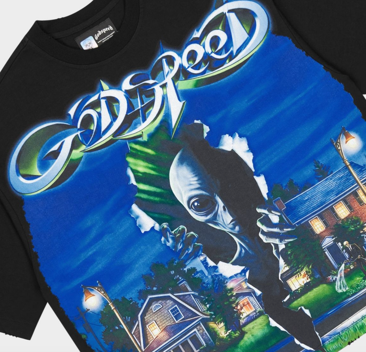 Godspeed Tee Neighborhood Watch Black