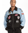 KD269T KINDRED PATCH NYLON LONG SLEEVE  TRACK JACKET