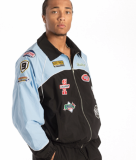KD269T KINDRED PATCH NYLON LONG SLEEVE  TRACK JACKET