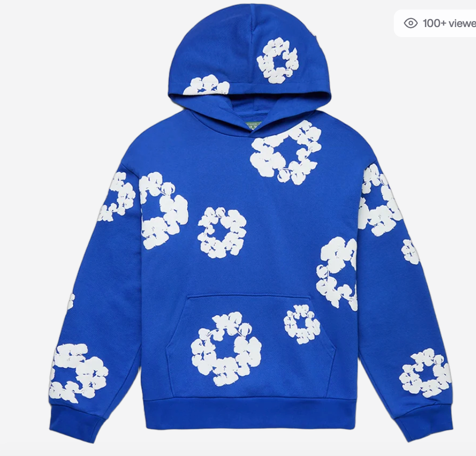 Denim Tears Hoodie Royal Blue The Cotton Wreath