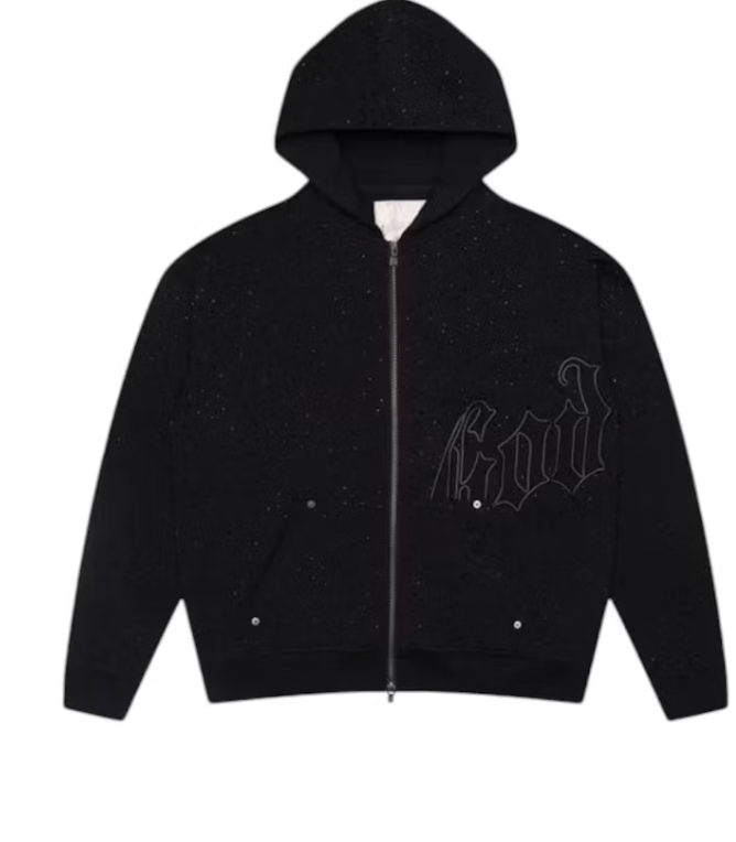 GODSPEED HOODIE OG LOGO VVS BLACK BLACK
