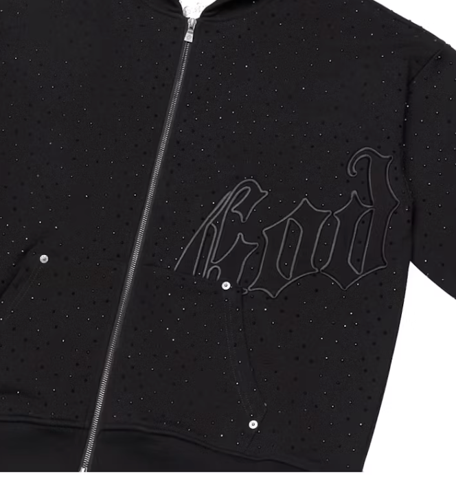 GODSPEED HOODIE OG LOGO VVS BLACK BLACK