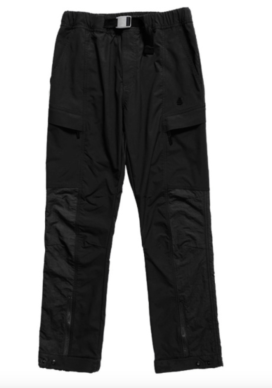 AlphaStyle Black Erle Sports Zip Joggers  MBSS-2001A