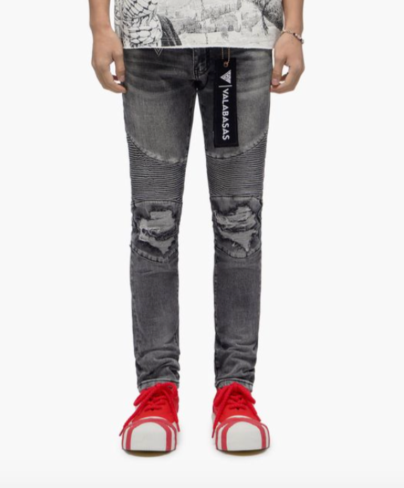 Valabasas Jeans Mr.Biker Grey Skinny Jeans VLBS-VJ2-1065