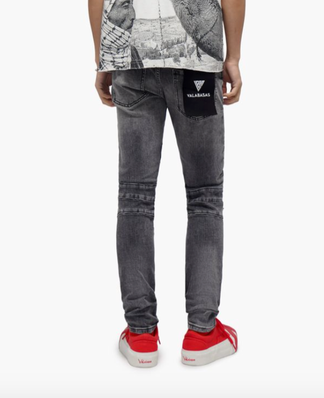 Valabasas Jeans Mr.Biker Grey Skinny Jeans VLBS-VJ2-1065