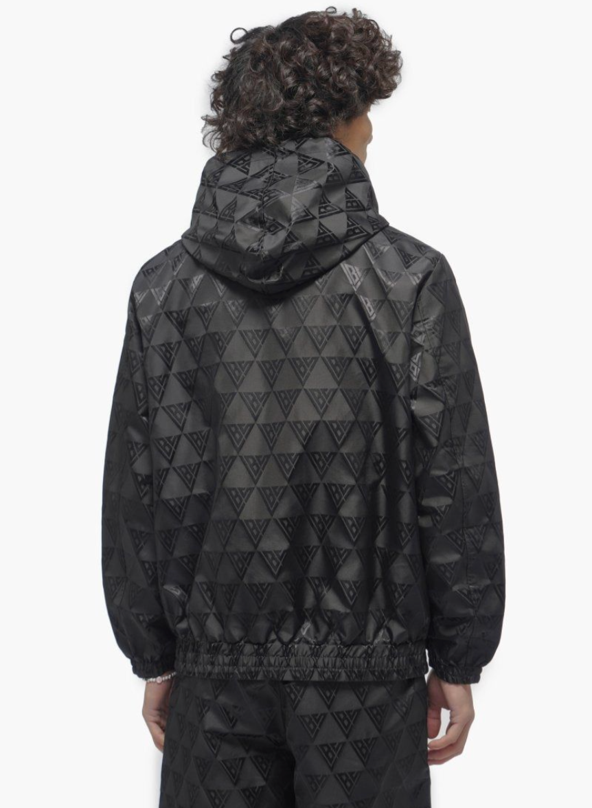 Valabasas Jacket Monogram 2.0 Black Windbreaker VLBS-VHD1-1016
