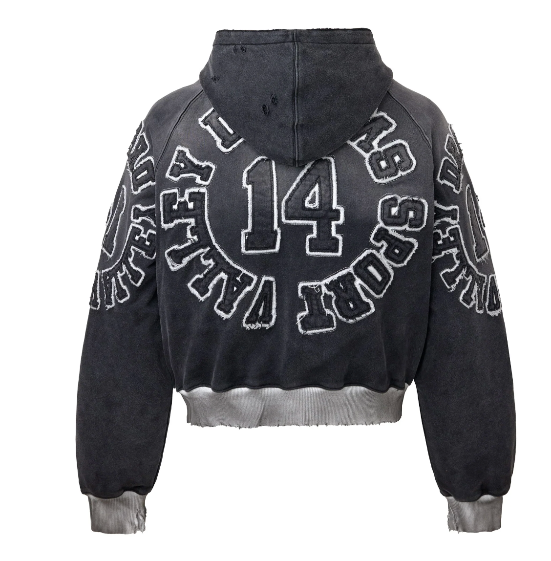 Vale Forever Anthem Zip Up Hoodie Black