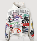 LOST INTRICACY UNIVERSITY HOODIE SWEATSHIRT CREAM