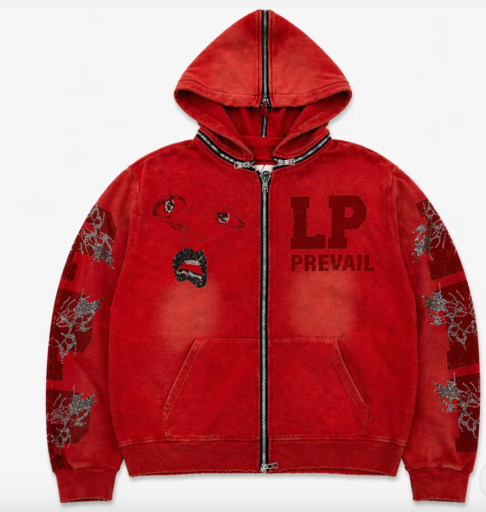 Legends Prevail Hoodie No Fear Red LP-KS-112