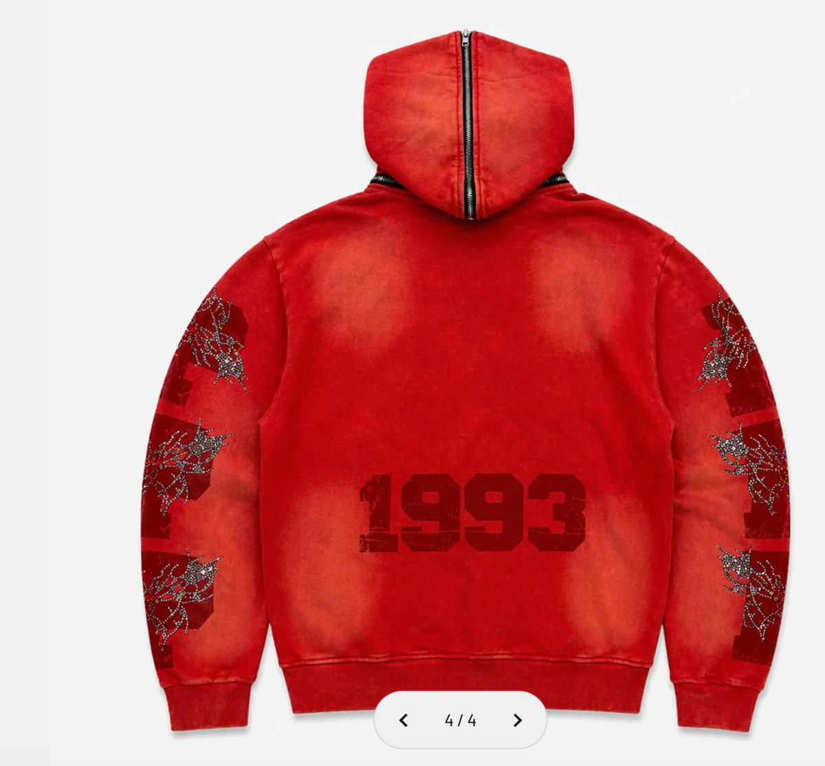 Legends Prevail Hoodie No Fear Red LP-KS-112