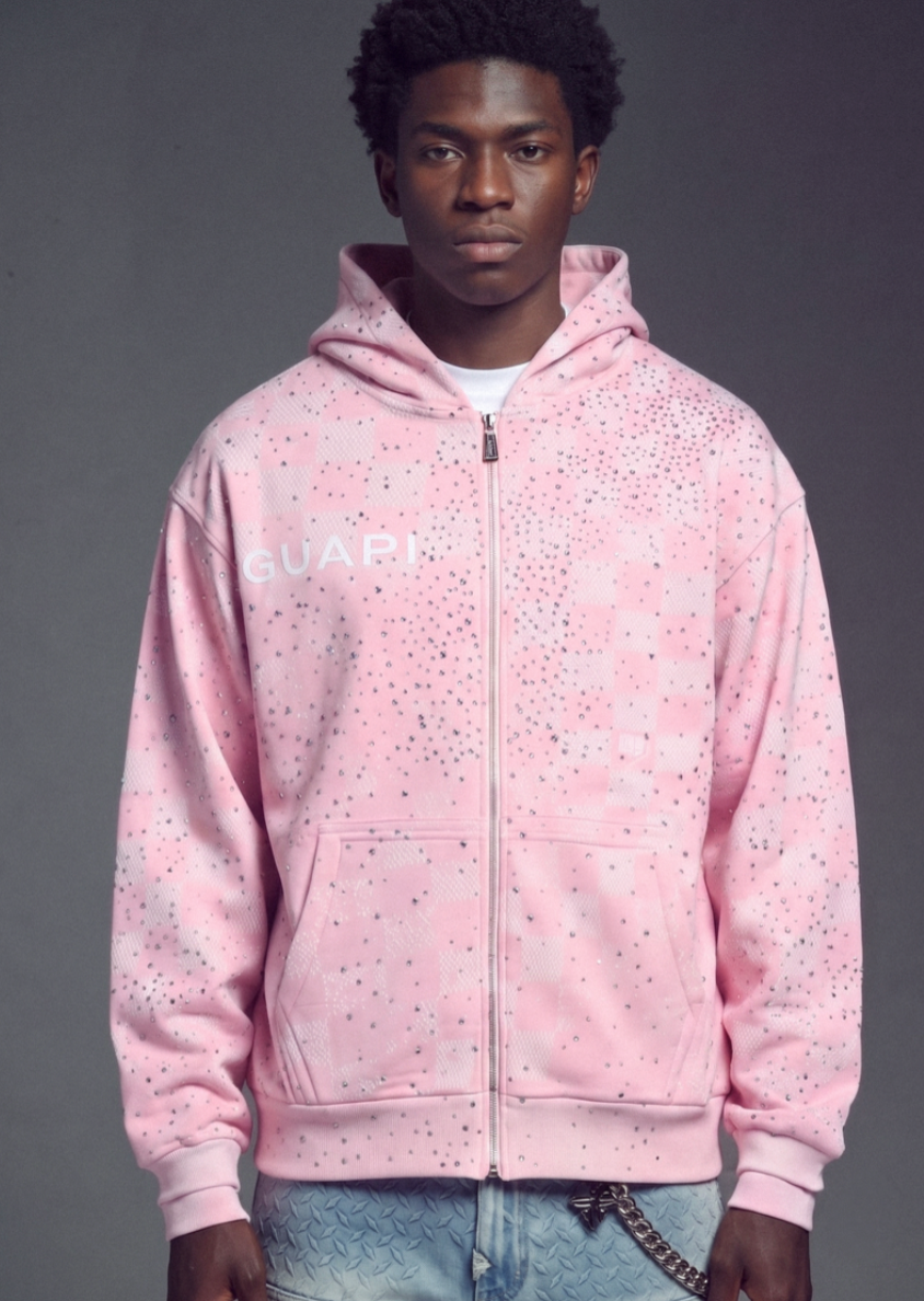GUAPI HOODIE FRENCH ROSE STARDUST PINK