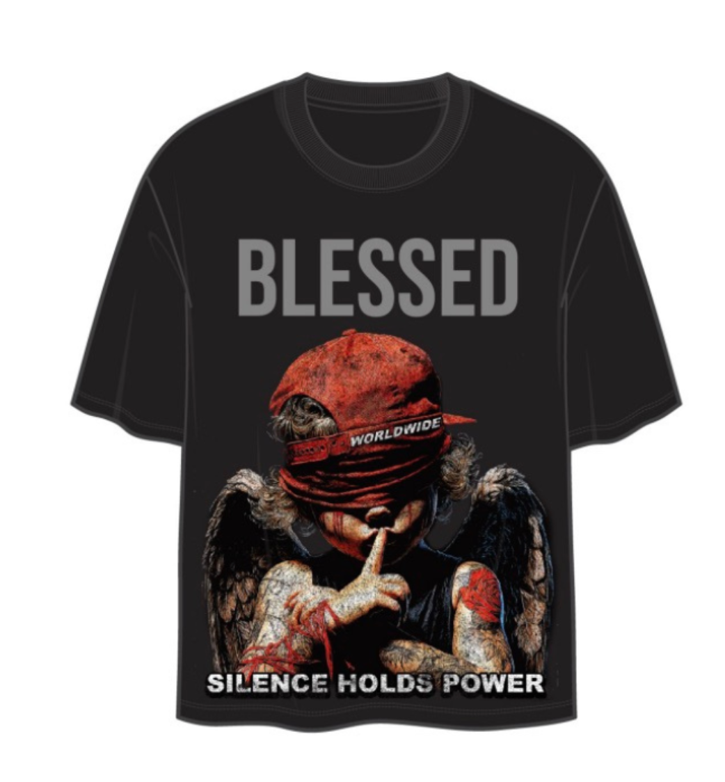 KOYA KIDS TEE BLESSES  - KKRF62-BLK