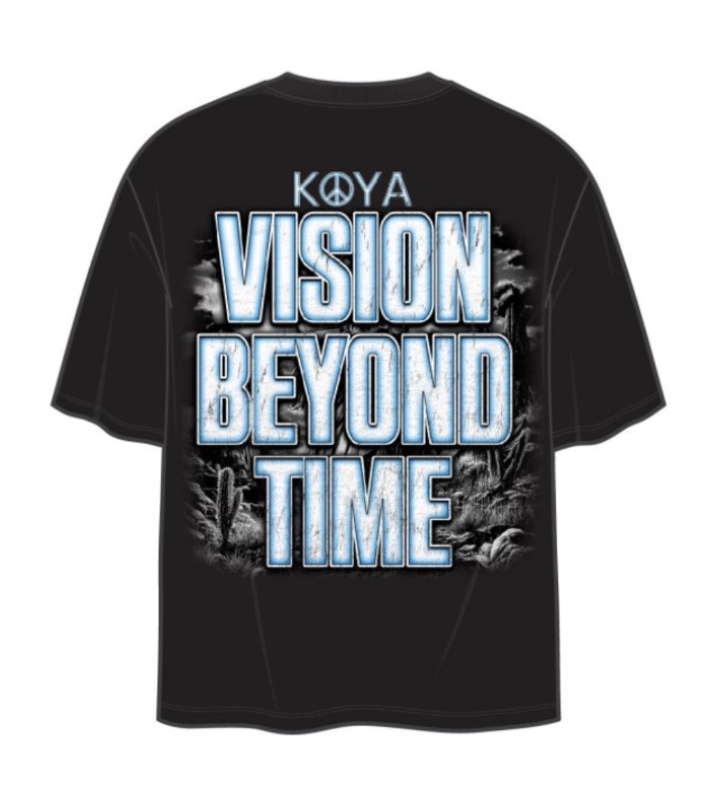 KOYA KIDS TEE BLACK VISIION BEYOND TIME - KKRF66-BLK
