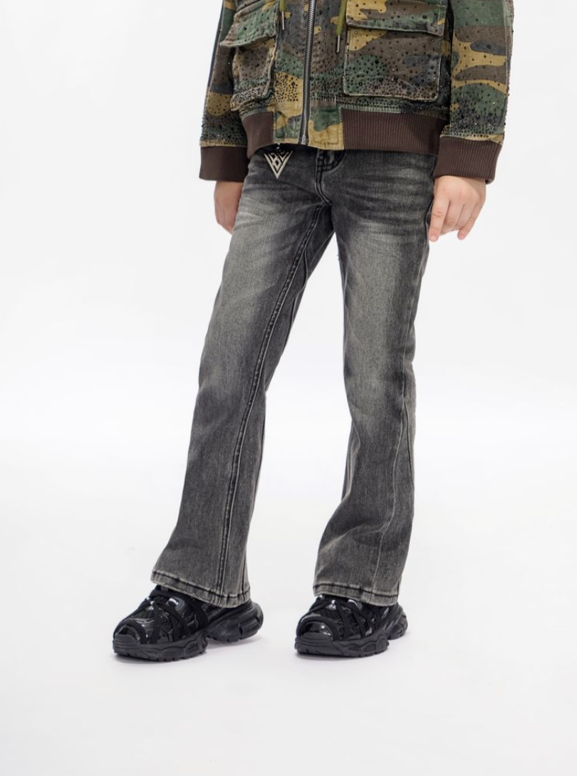 Valabasas Kids Jr.Stacked Grey Jeans VJ3-1005 Grey