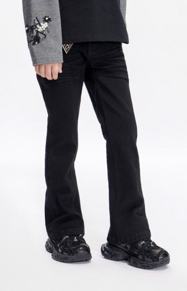 Valabasas Kids Jr.Stacked Jeans Black VJ3-1005 Black