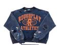 ROUGH PLAY CREWNECK NAVY/ORANGE