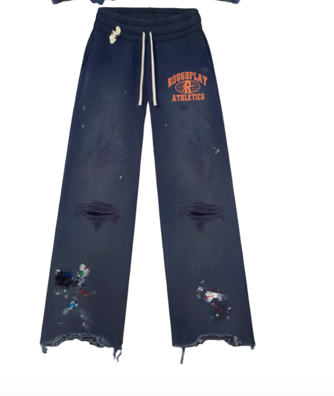 ROUGH PLAY SWEATS NAVY/ORANGE
