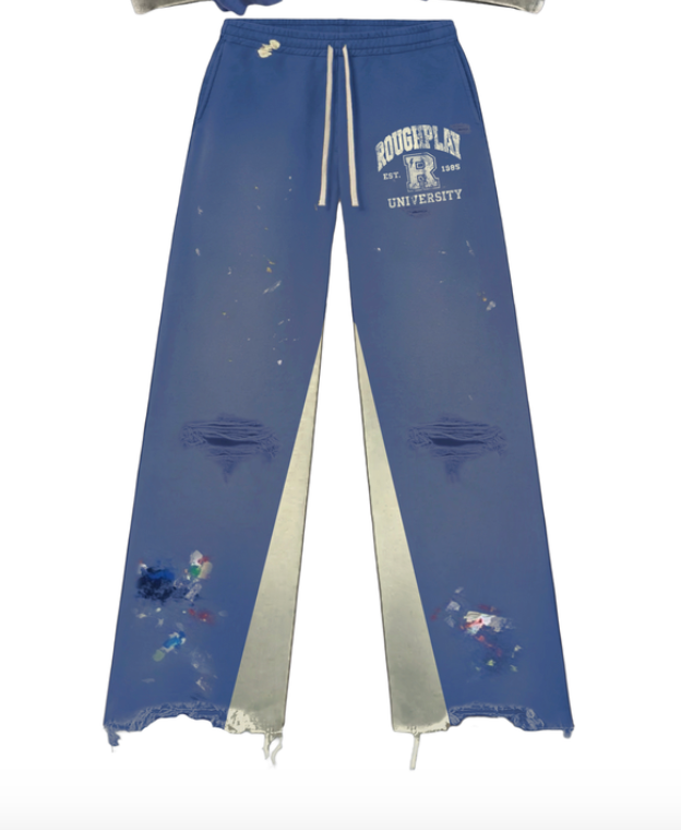 ROUGH PLAY SWEATS BLUE / WHITE TWO TONE