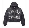 VALE FOREVER CLASSICO ZIP UP HOODIE BLACK