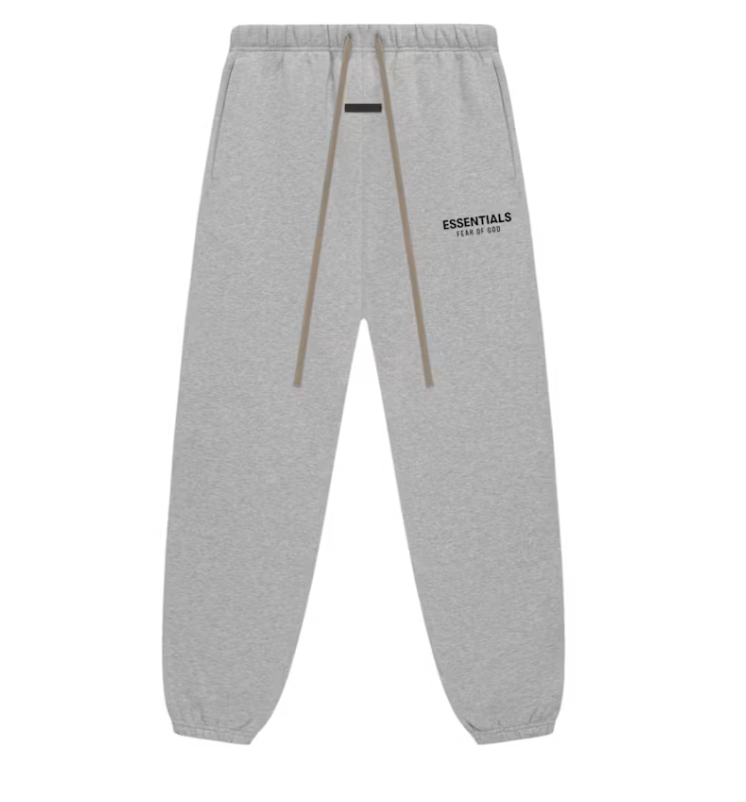 ESS-SWT-BLACK WHITE HEATHER GRAY