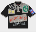 Godspeed Polo Black Heritage Patchwork