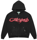 GODSPEED HOODIE RAW IMPORT BLACK RED