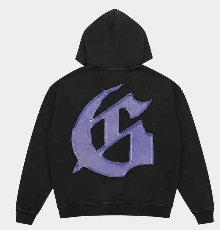 GODSPEED HOODIE RAW IMPORT BLACK BLUE