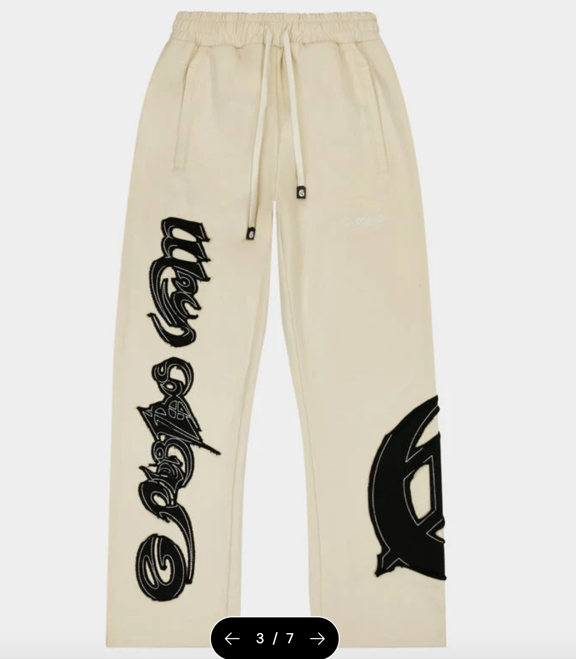GODSPEED SWEATS RAW IMPORT BONE BLACK
