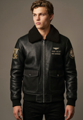 TGJ2623 - Top Gun® Vegan Bomber Shearling Jacket